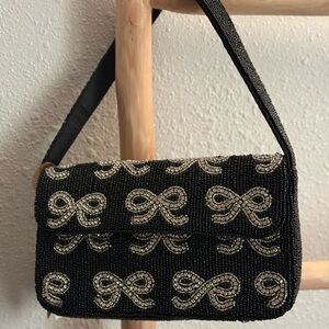 💎Crystal Beaded Bow Bag💎